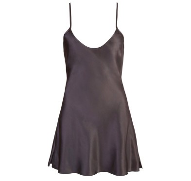 Satin Chemise Black XL